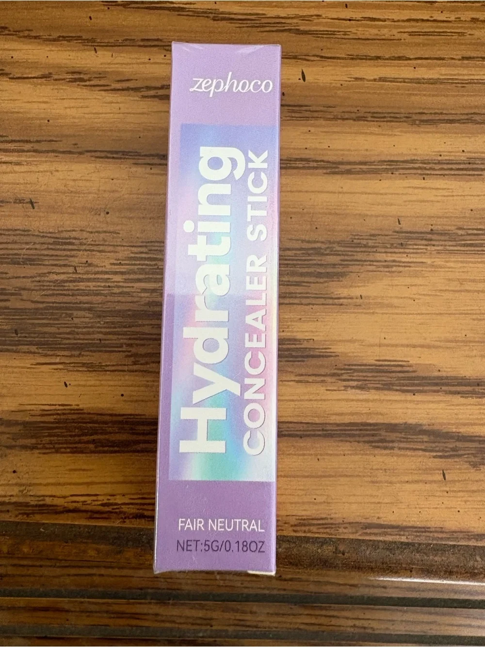 ZEPHOCO HYDRATING CONCEALER STICK FAIR NEUTRAL + BRUSH  0.18 OZ